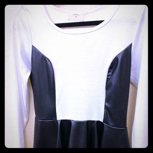 Everly White Peplum Top